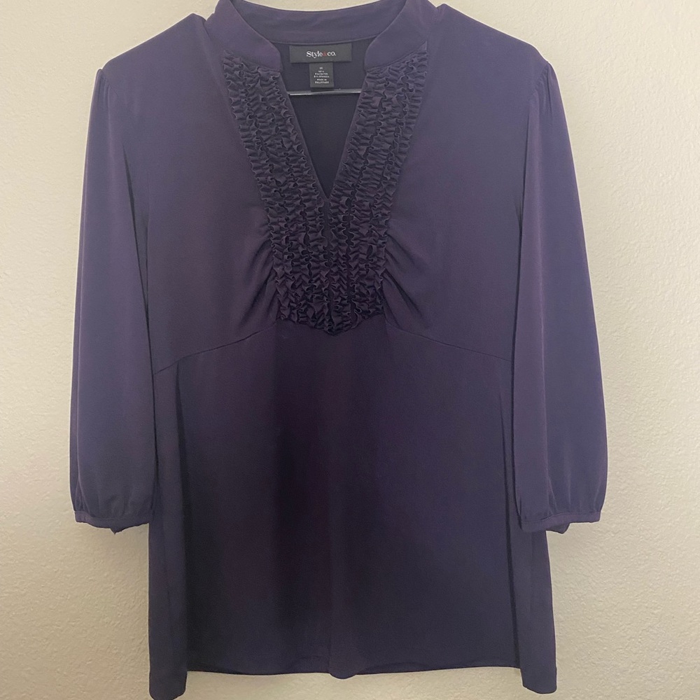 Purple blouse